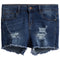 Distressed Cut Off Denim Short - Denny's