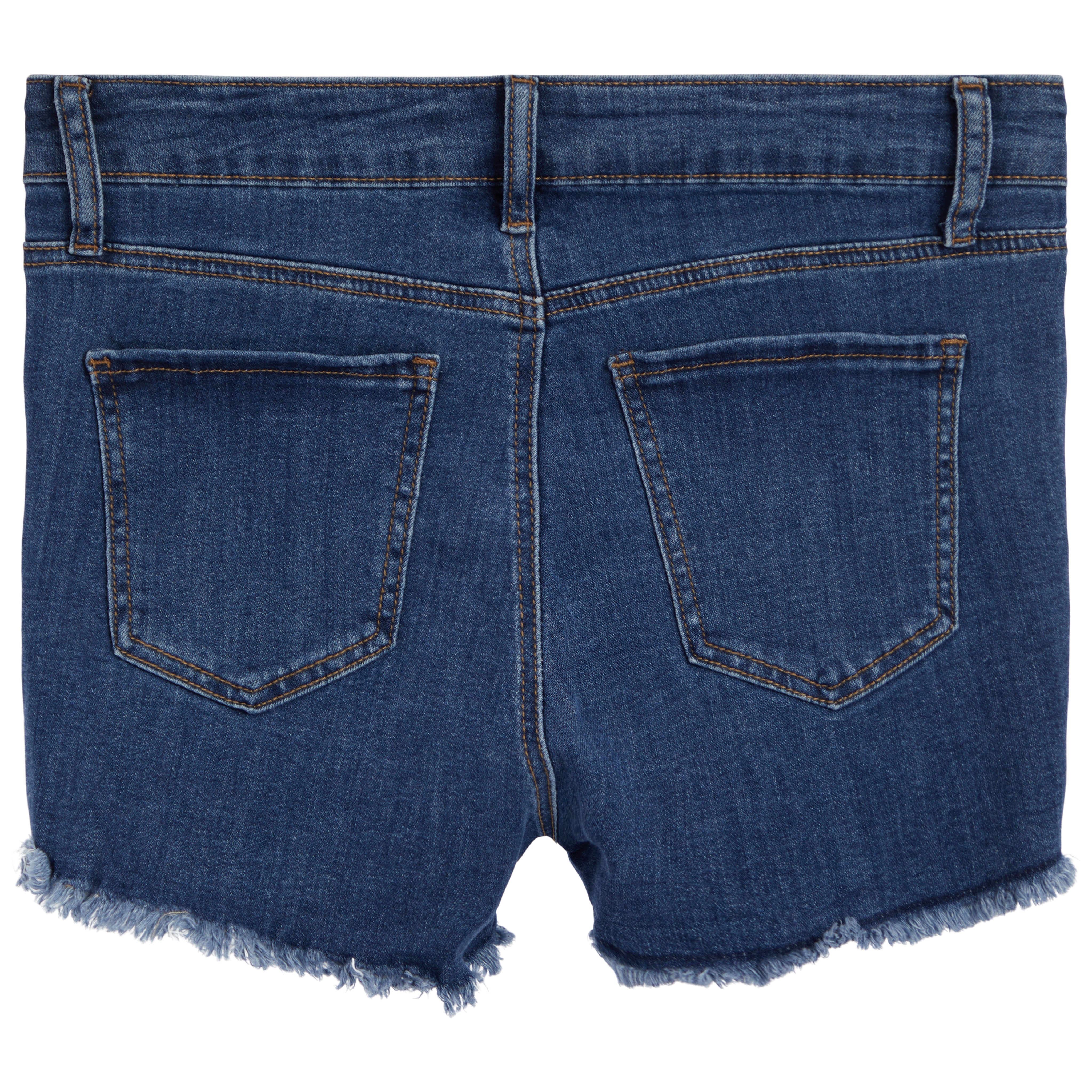 Distressed Cut Off Denim Short - Denny's