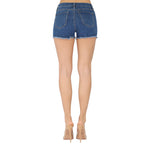 Distressed Cut Off Denim Short - Denny's