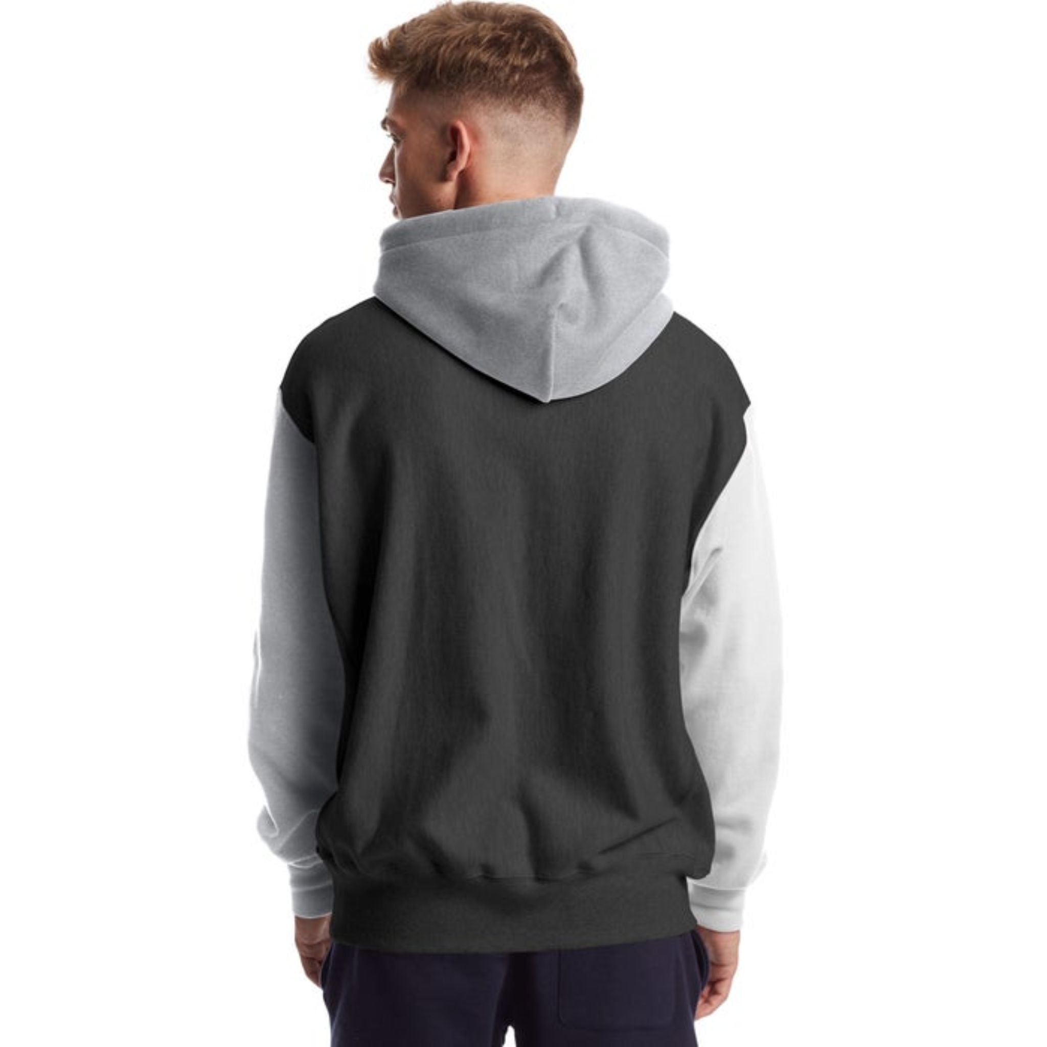 Reverse Weave Color Block Hoodie - Denny's
