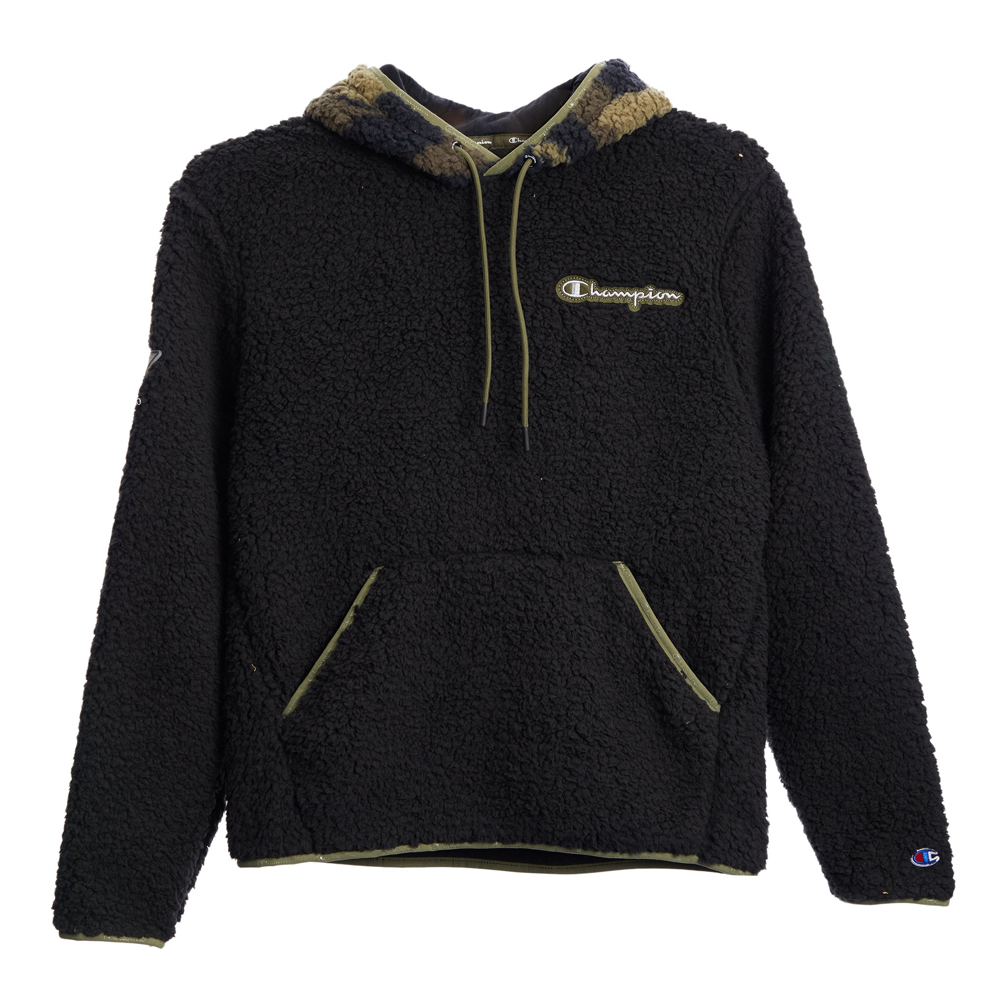 Sherpa Camo Hood Hoodie - Denny's