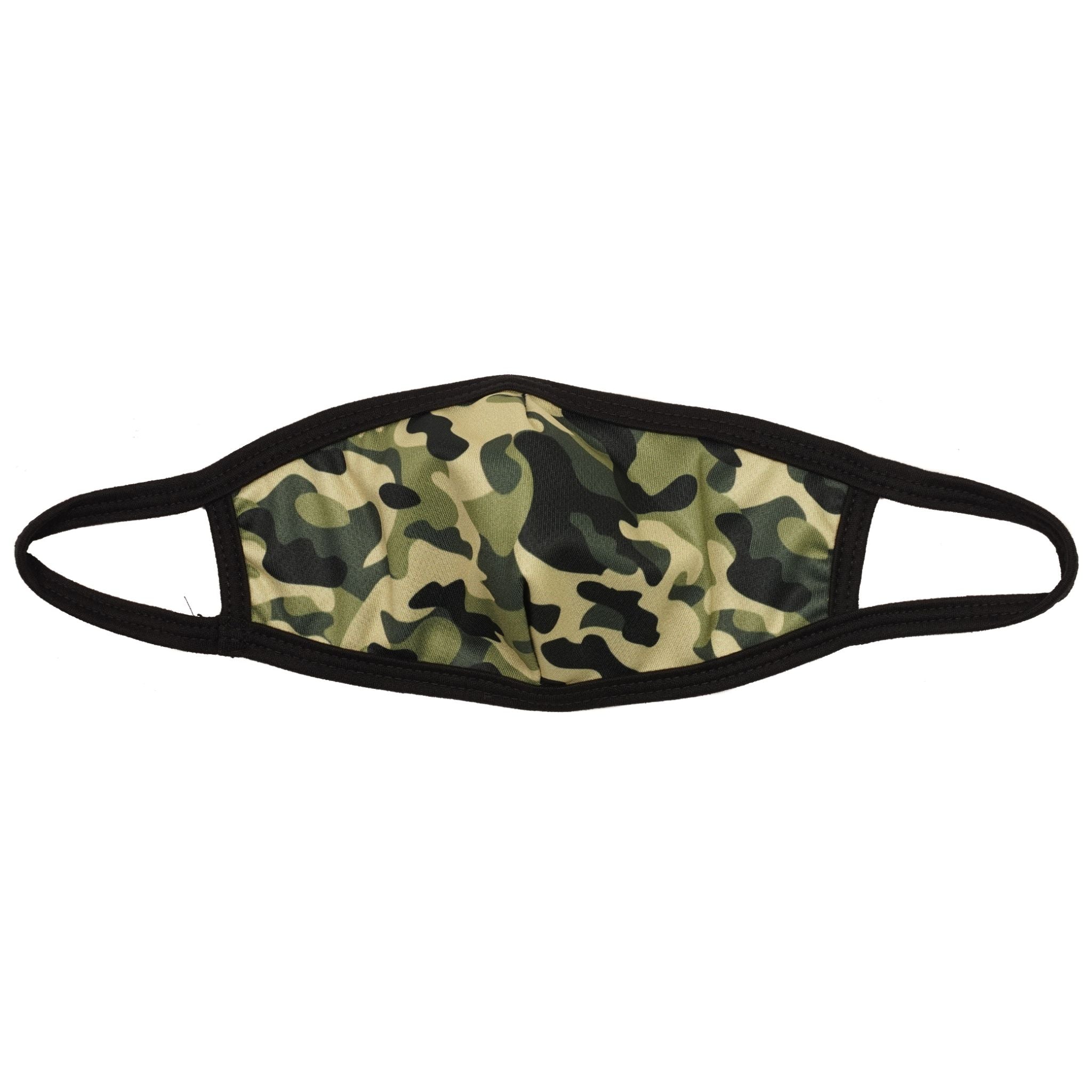 Kids Green Camo Mask - Denny's