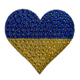 Blue & Yellow Heart - Denny's
