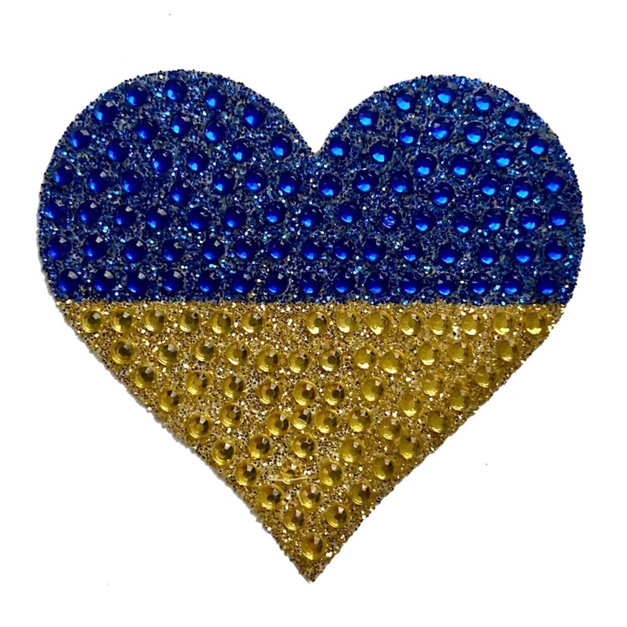 Blue & Yellow Heart - Denny's