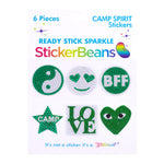 Green Camp Spirit Sticker Beans - Denny's