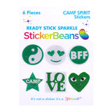 Green Camp Spirit Sticker Beans - Denny's