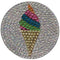 Ice Cream Swirl Two Inch Sticker - Denny's
