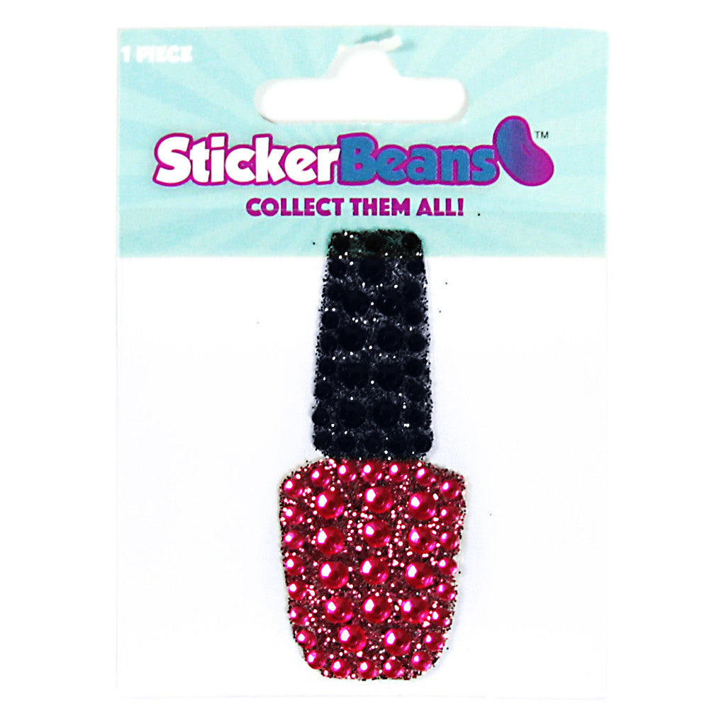 Pink Nail Polish Sticker - Denny's