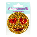 Smiley Heart Eyes Sticker - Denny's