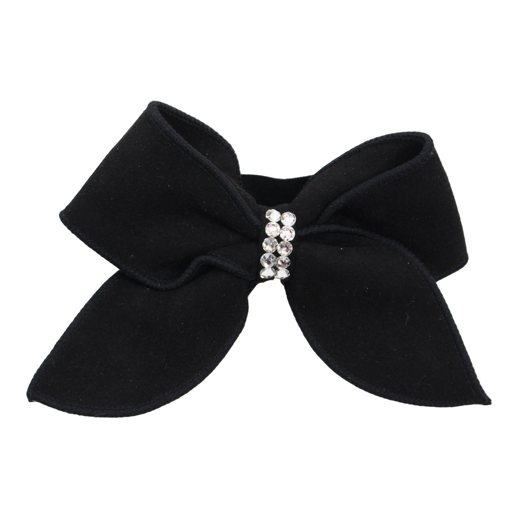 Elastic Headband with Suede Bow - Denny's