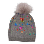 Metallic Foil Star Pom Beanie - Fits Sizes 7-14 & Junior - Denny's