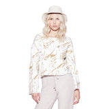 Marble Sherpa Fleece Sweatshirt - Denny's