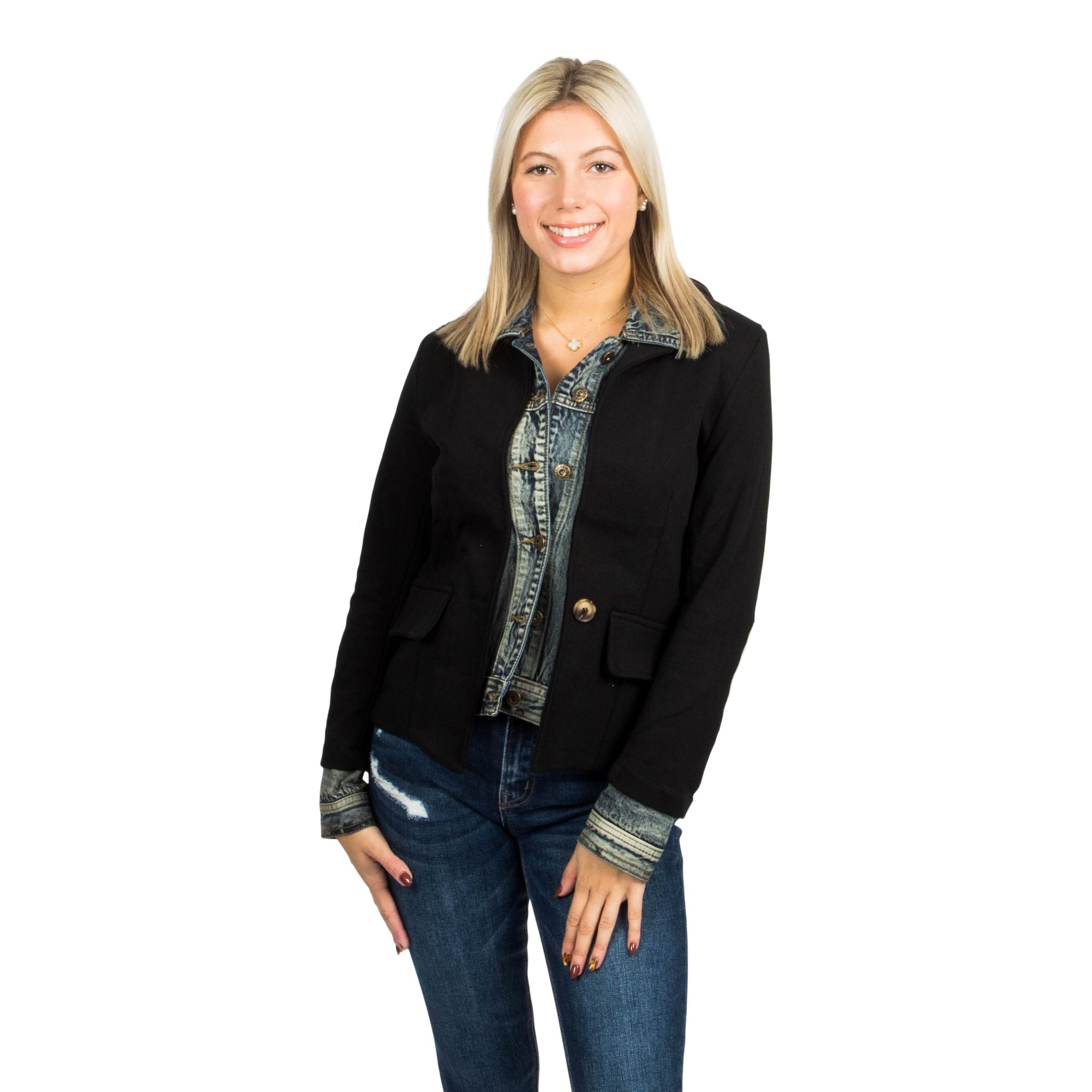 Double Layer Blazer - Denny's