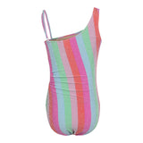 Shimmer Rainbow Stripe Bathing Suit - Denny's