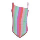 Shimmer Rainbow Stripe Bathing Suit - Denny's