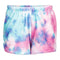 Purple & Pink Tie Dye Plush Short - Denny's