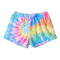 Pastel Delight Tie Dye Fuzzy Lounge Shorts - Denny's