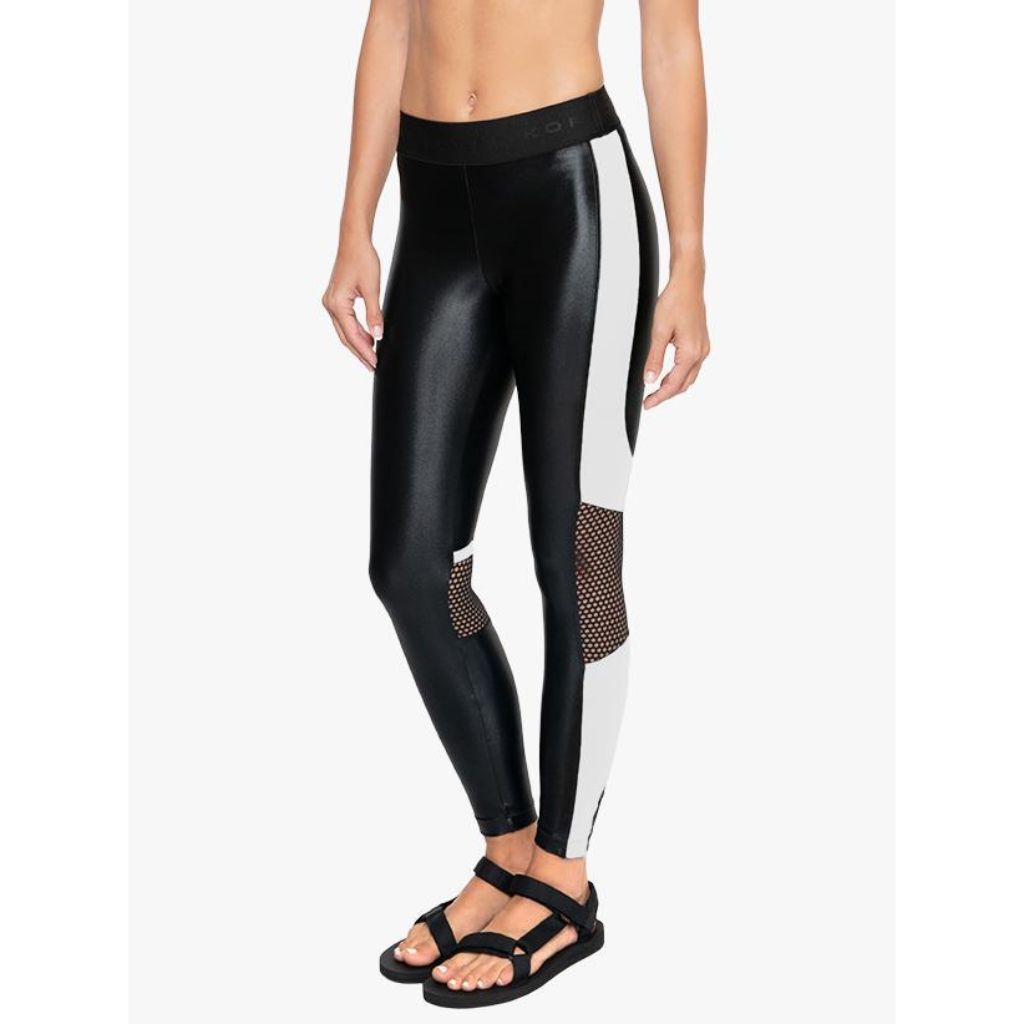 Emblem High Rise Side Stripe Crop Legging - Denny's