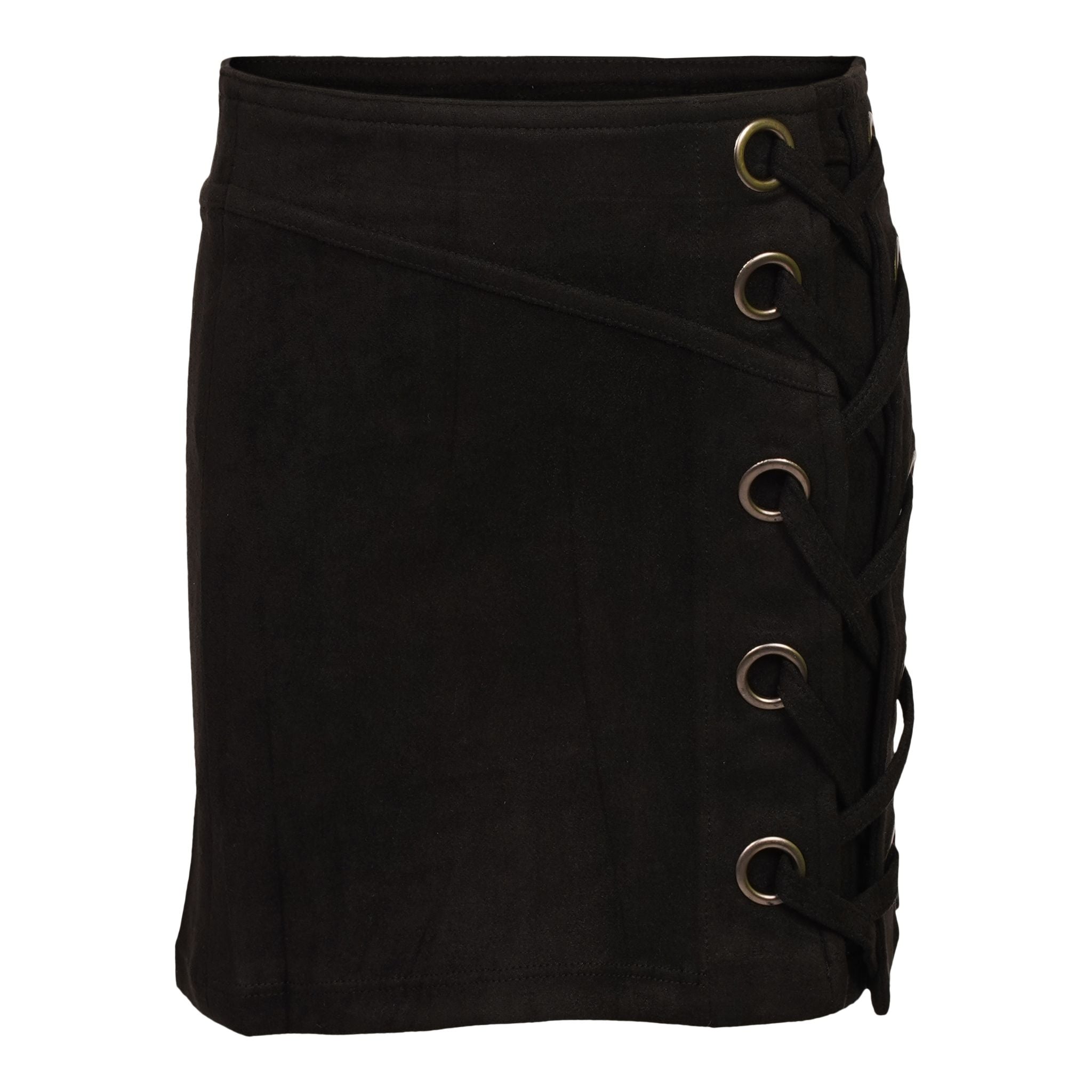 Lace Up Skirt with Grommet - Denny's