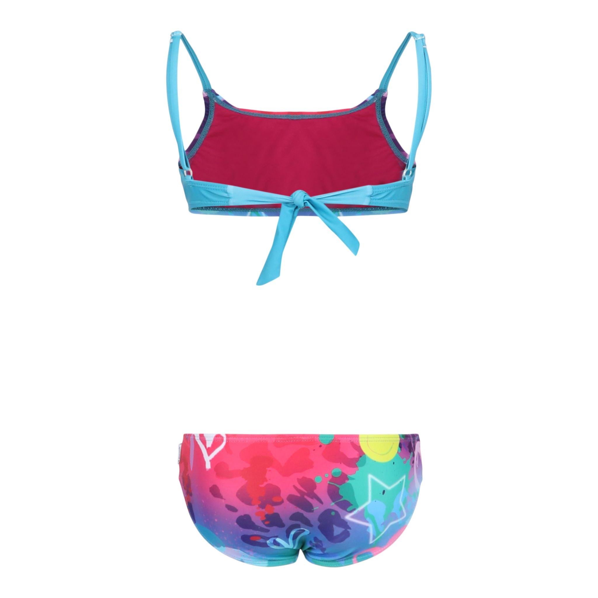 2pc Smiley Print Bikini - Denny's