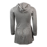 Long Sleeve Hoody Dress with Patches Love Peace - Denny's
