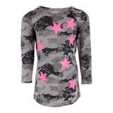 Long Sleeve Dress with Scattered Stars - Denny's