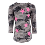Long Sleeve Dress with Scattered Stars - Denny's