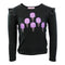 Ruffle Shoulder Long Sleeve Top with Ice Cream Cones - Denny's