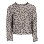 Long Sleeve Leopard Sweatshirt - Denny's
