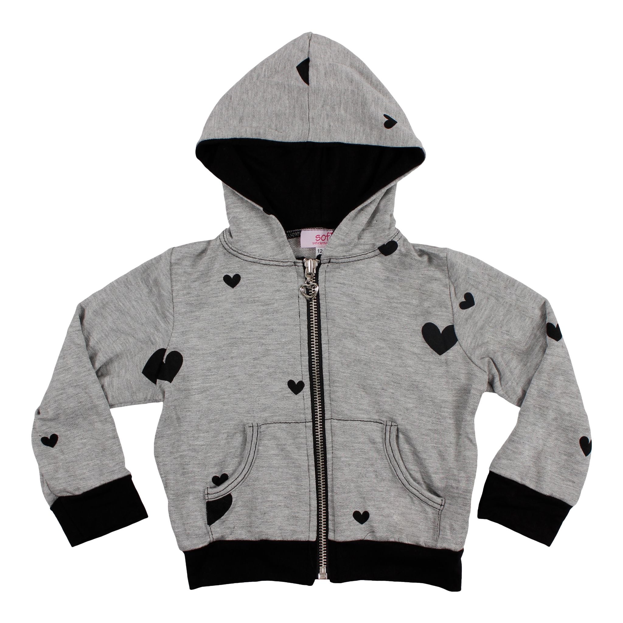 Sweatshirt with Hearts - Denny's