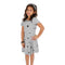 Cold Shoulder Dress with Hearts - Denny's