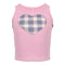 Plaid Heart Tank - Denny's