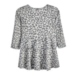 Leopard Ruffle Hacci Dress - Denny's