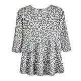 Leopard Ruffle Hacci Dress - Denny's