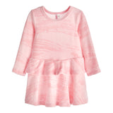 Pink Tie Dye Ruffle Dress - Denny's