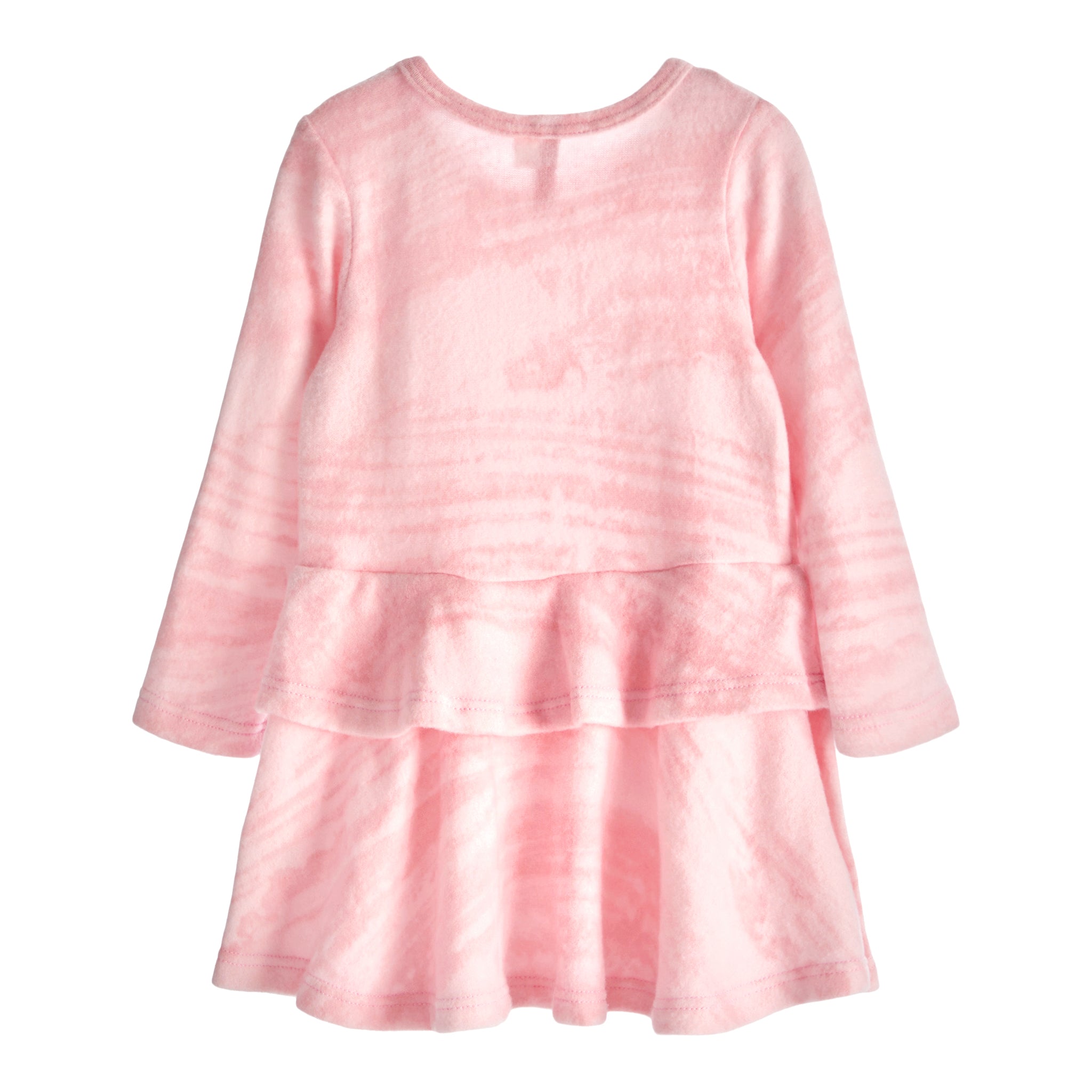 Pink Tie Dye Ruffle Dress - Denny's