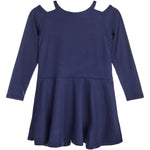 Gold Hearts Cut Shoulder Dress - Denny's