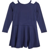 Gold Hearts Cut Shoulder Dress - Denny's