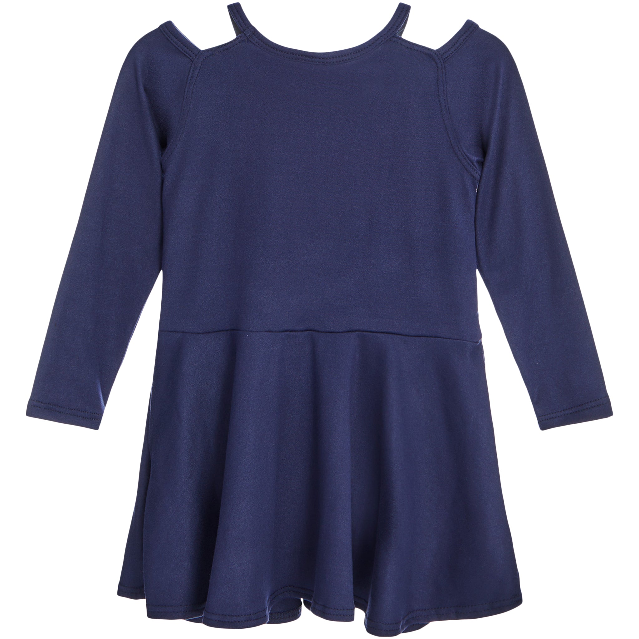 Gold Hearts Cut Shoulder Dress - Denny's