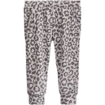 Grey Leopard Jog Pant - Denny's