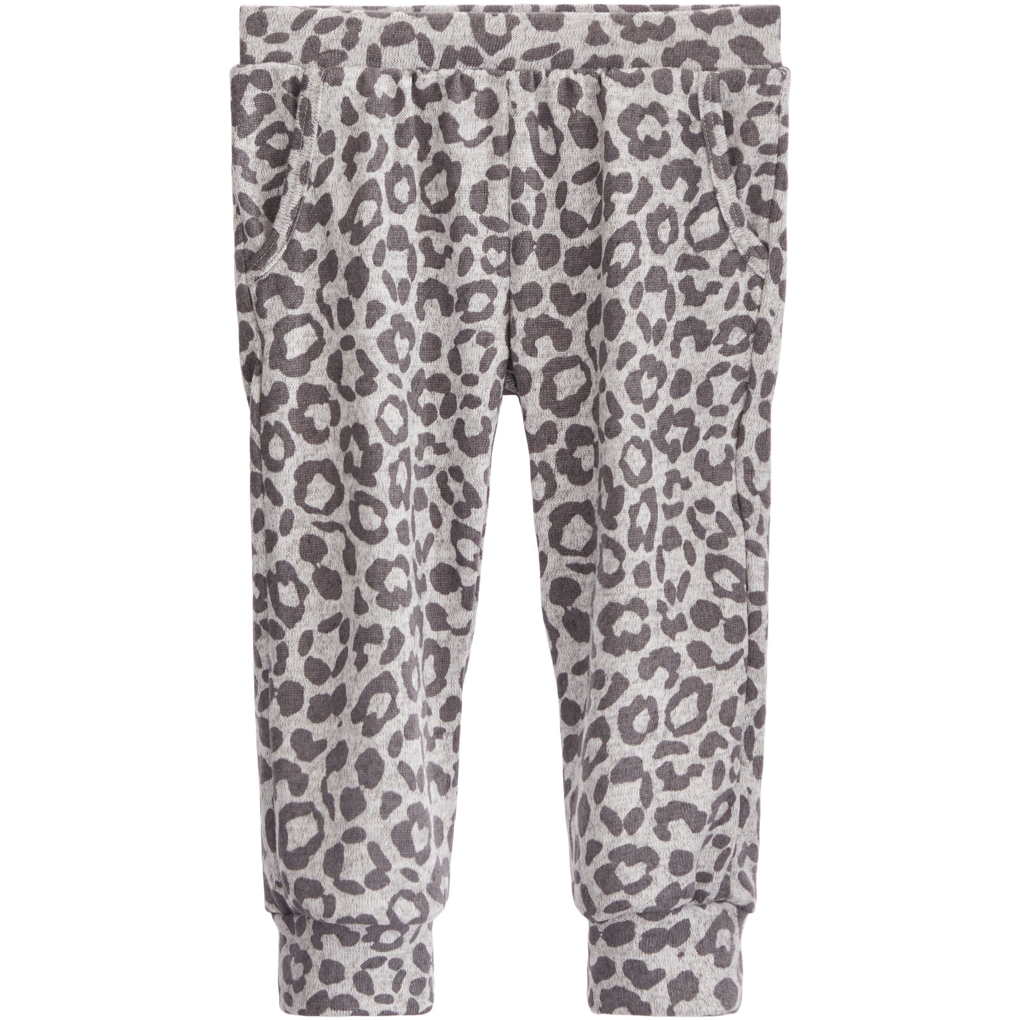 Grey Leopard Jog Pant - Denny's