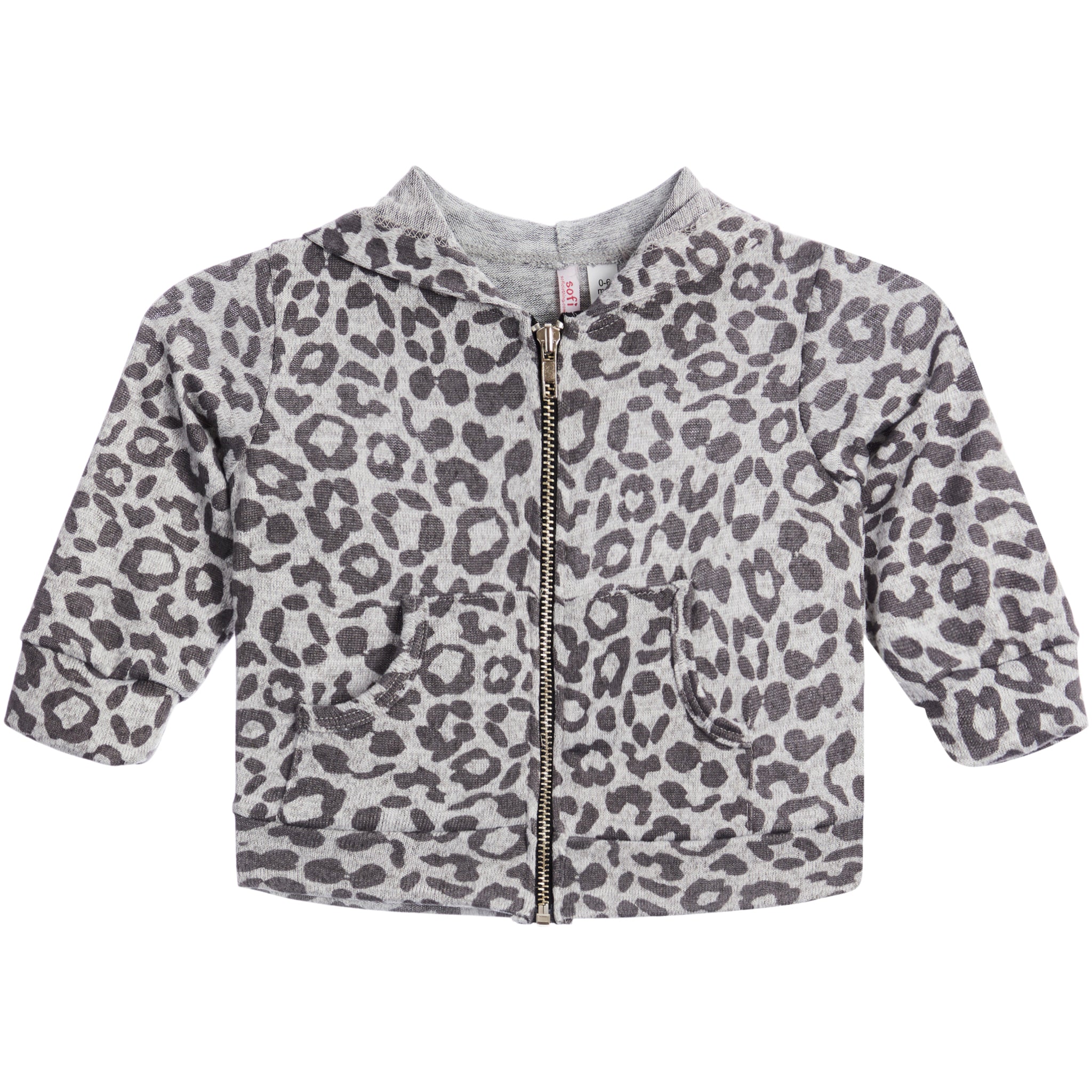Leopard Hacci Zip Hoodie - Denny's