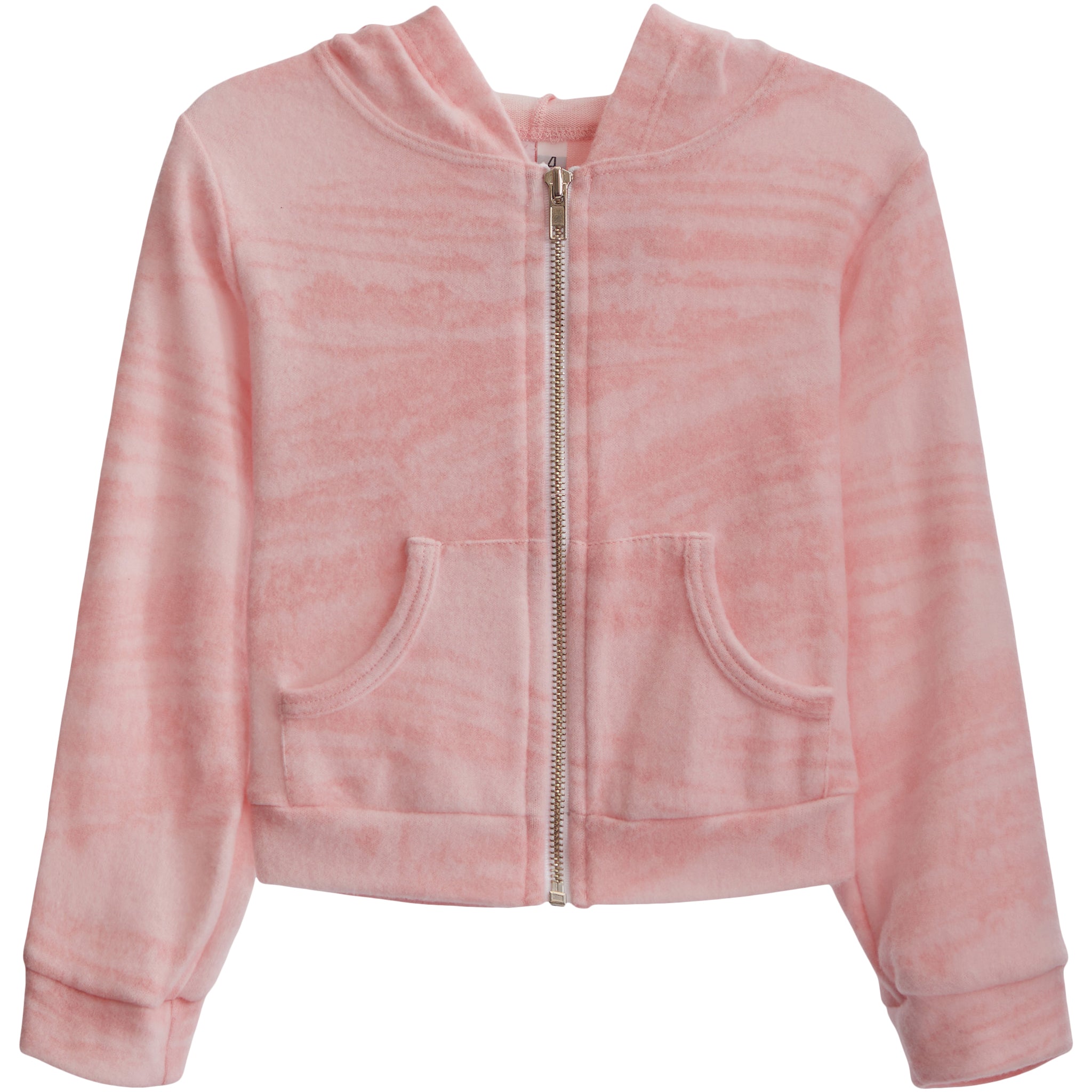 Pink Tie Dye Zip Hoodie - Denny's