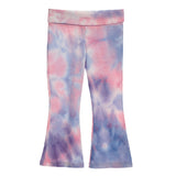 Tie Dye Foldover Flare Legging - Denny's