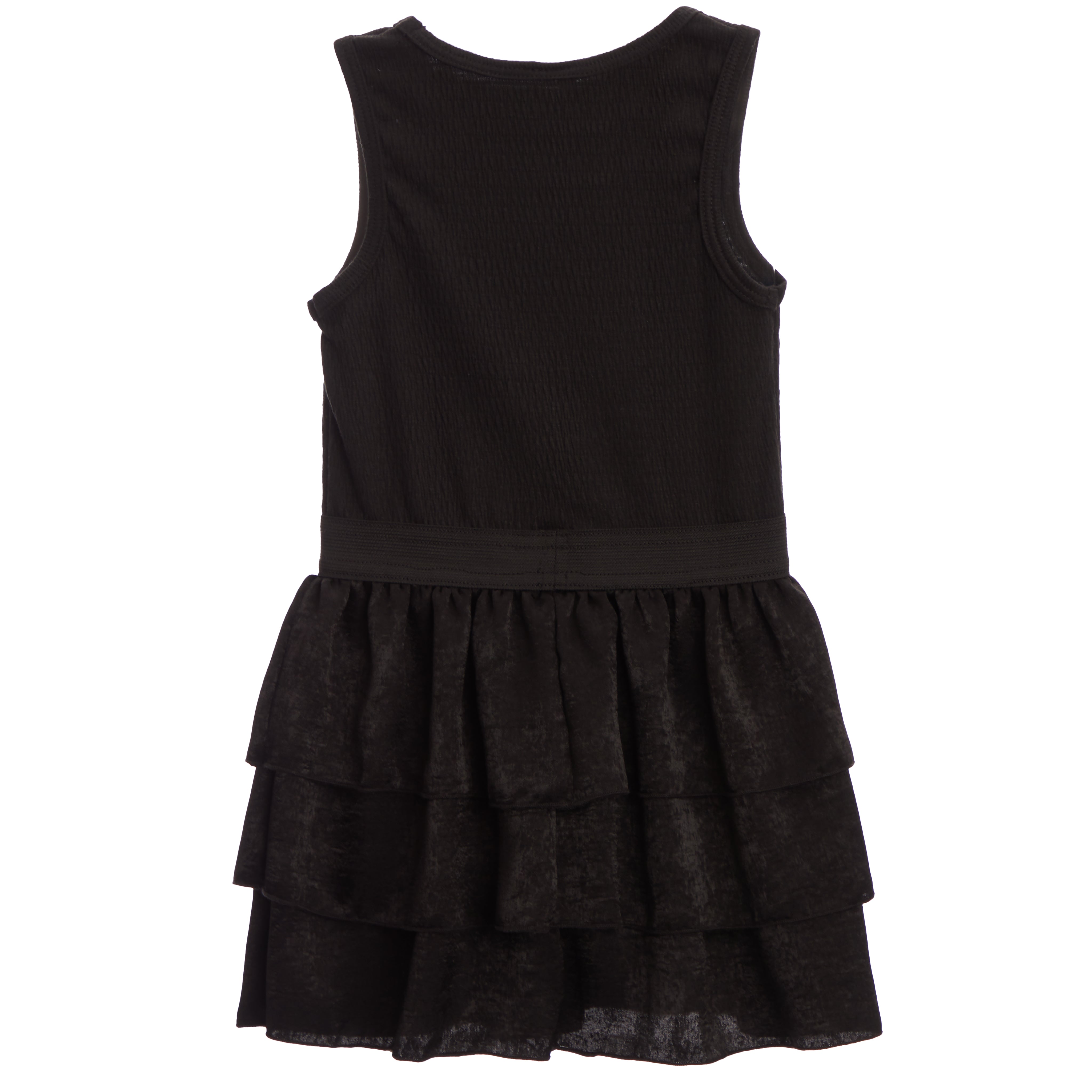 Glitter Heart Ruffle Dress - Denny's