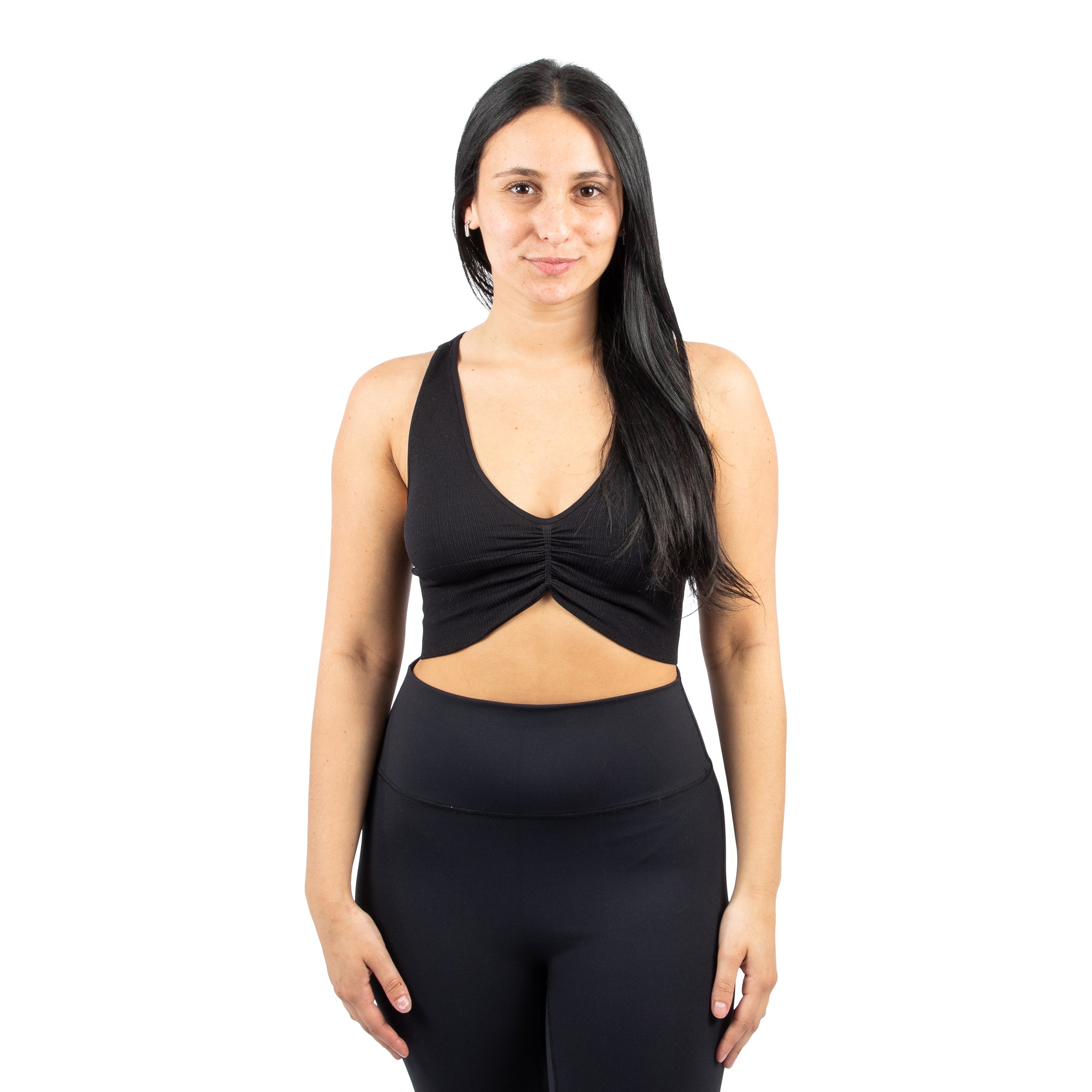 Rouched Crop Tank - Denny's