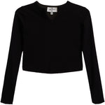 Long Sleeve Notch Neck Top - Denny's