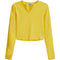 Long Sleeve Notch Neck Top - Denny's