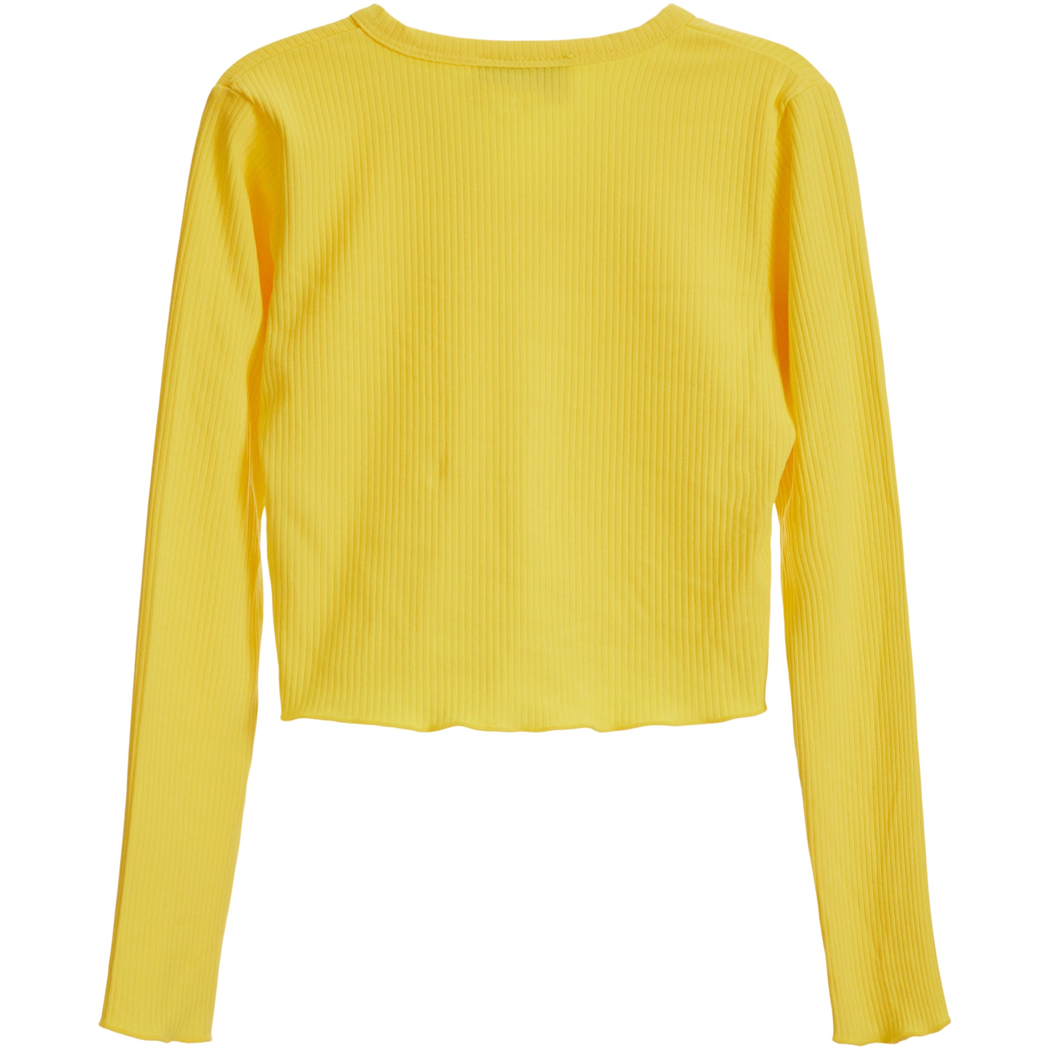 Long Sleeve Notch Neck Top - Denny's