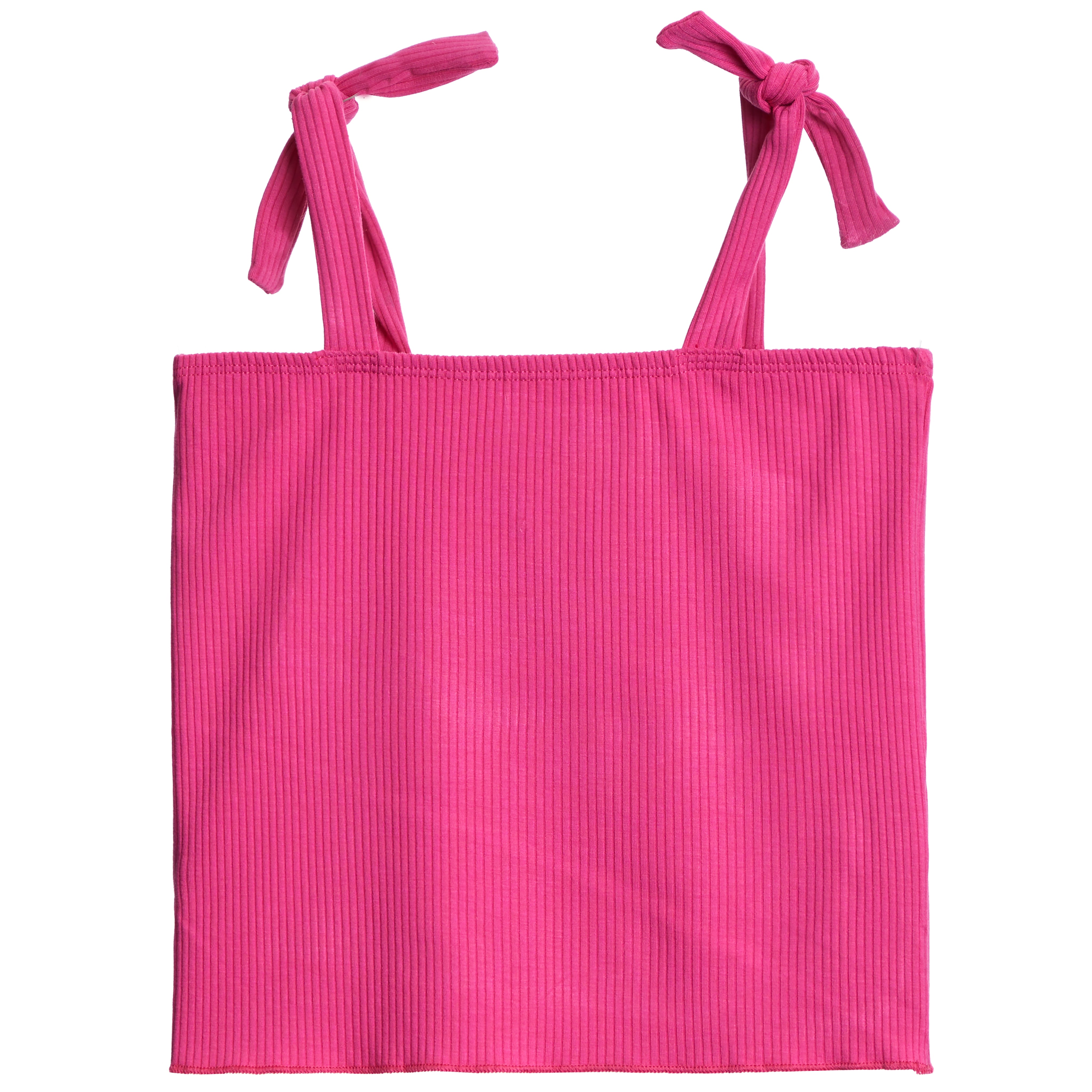 Tie Strap Ribbed Top - Denny's